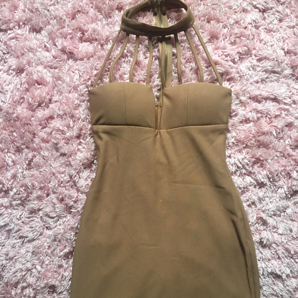 Rare London Tan Dress